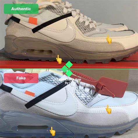 nike off white air max 90 real vs fake|air max 90 white black.